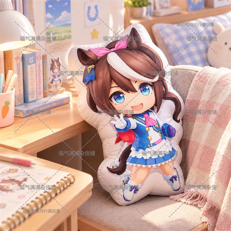 Throw Pillow - Umamusume Pretty Derby Tokai Teio, niedliches