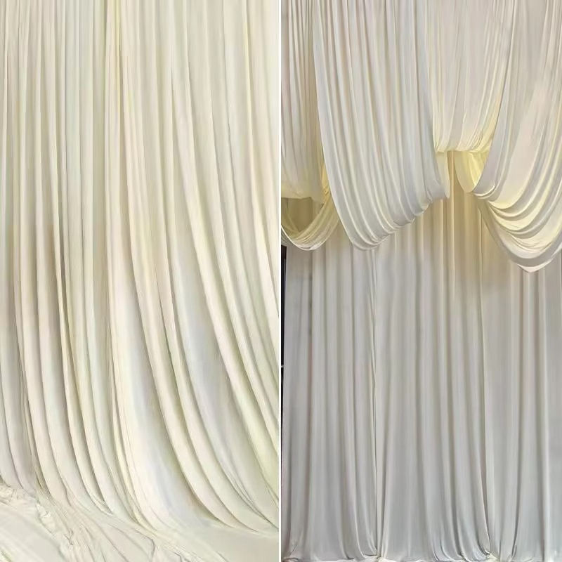 Weißer Kaffee-Milch-Seiden-Str – Curtain Curtain Bewertung und Preis