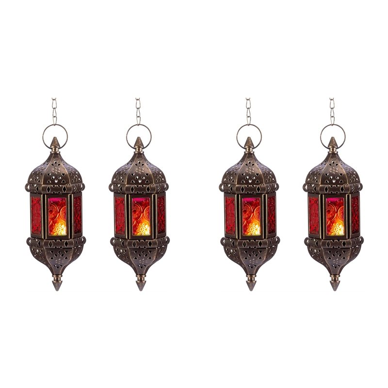 AB34-4 Stück Hängende Sechseck – Candle Holder Decor Bewertung und Preis