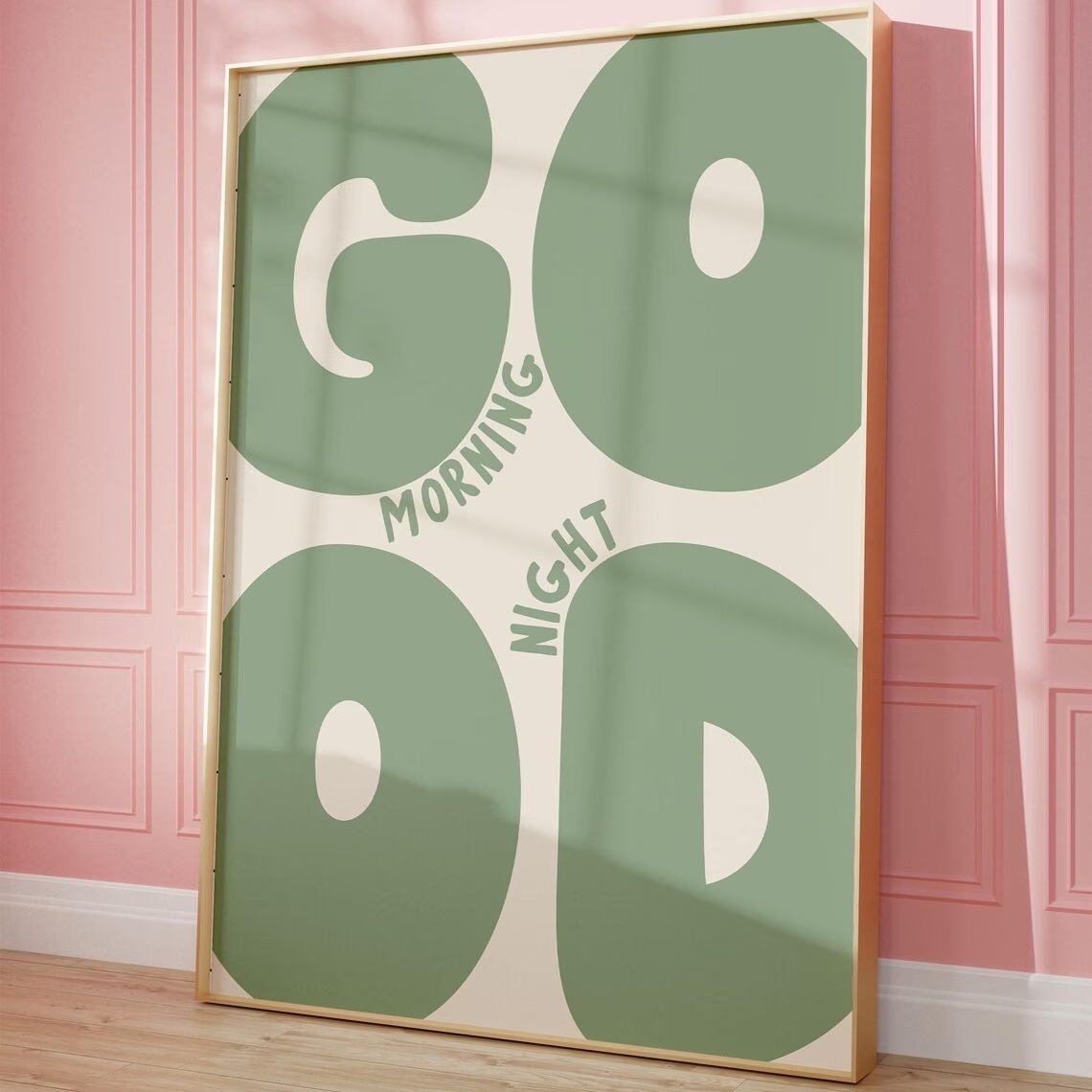 Moderne grüne Wandkunst mit Gu – Interior Design Living Room Bewertung und Preis