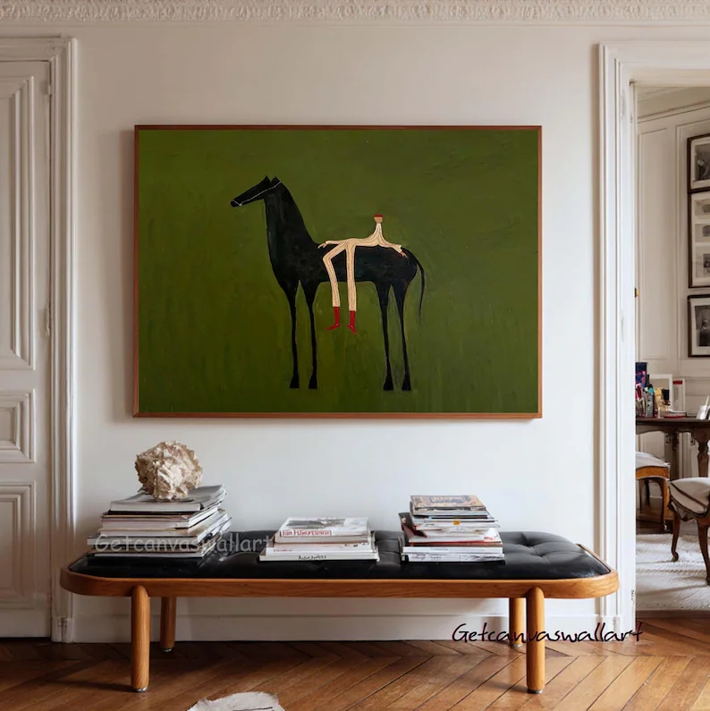 Moderner abstrakter Western-Pf – Interior Design Living Room Bewertung und Preis